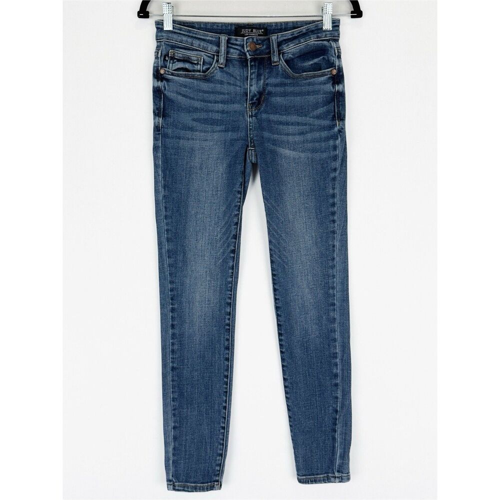 Judy Blue Women's Skinny Jeans - Medium Blue Wash size 26